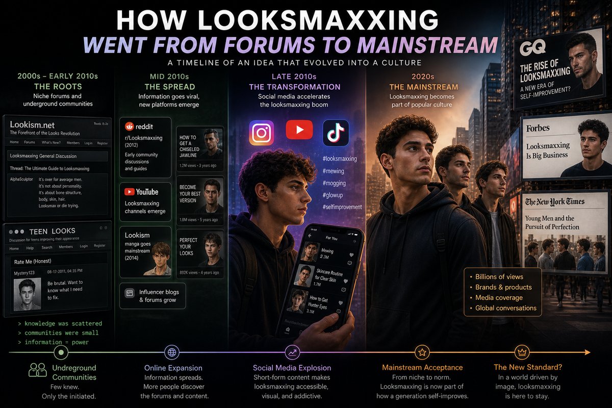 How Looksmaxxing Went From Forums To Mainstream
